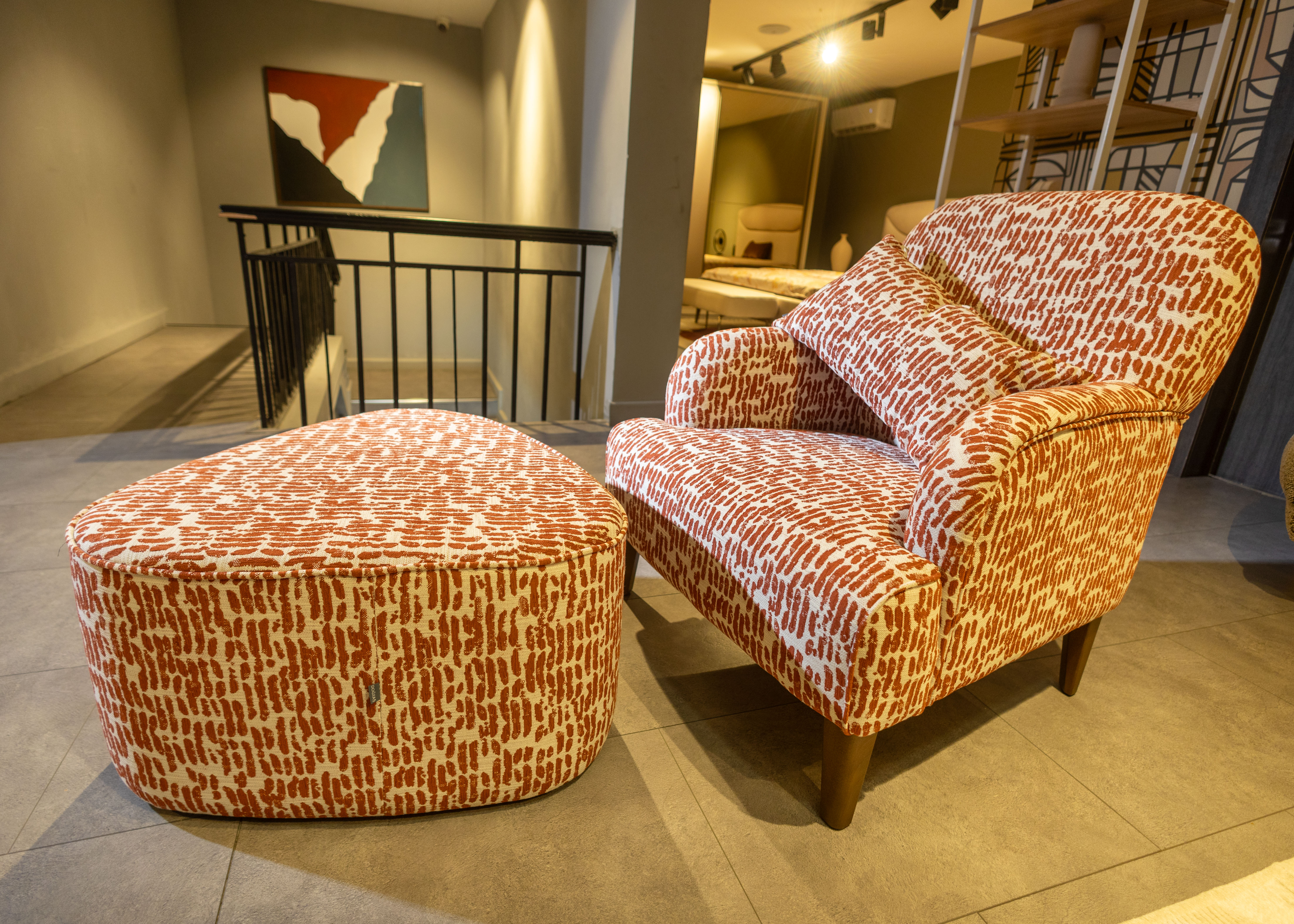 Costa Armchair & Pouf